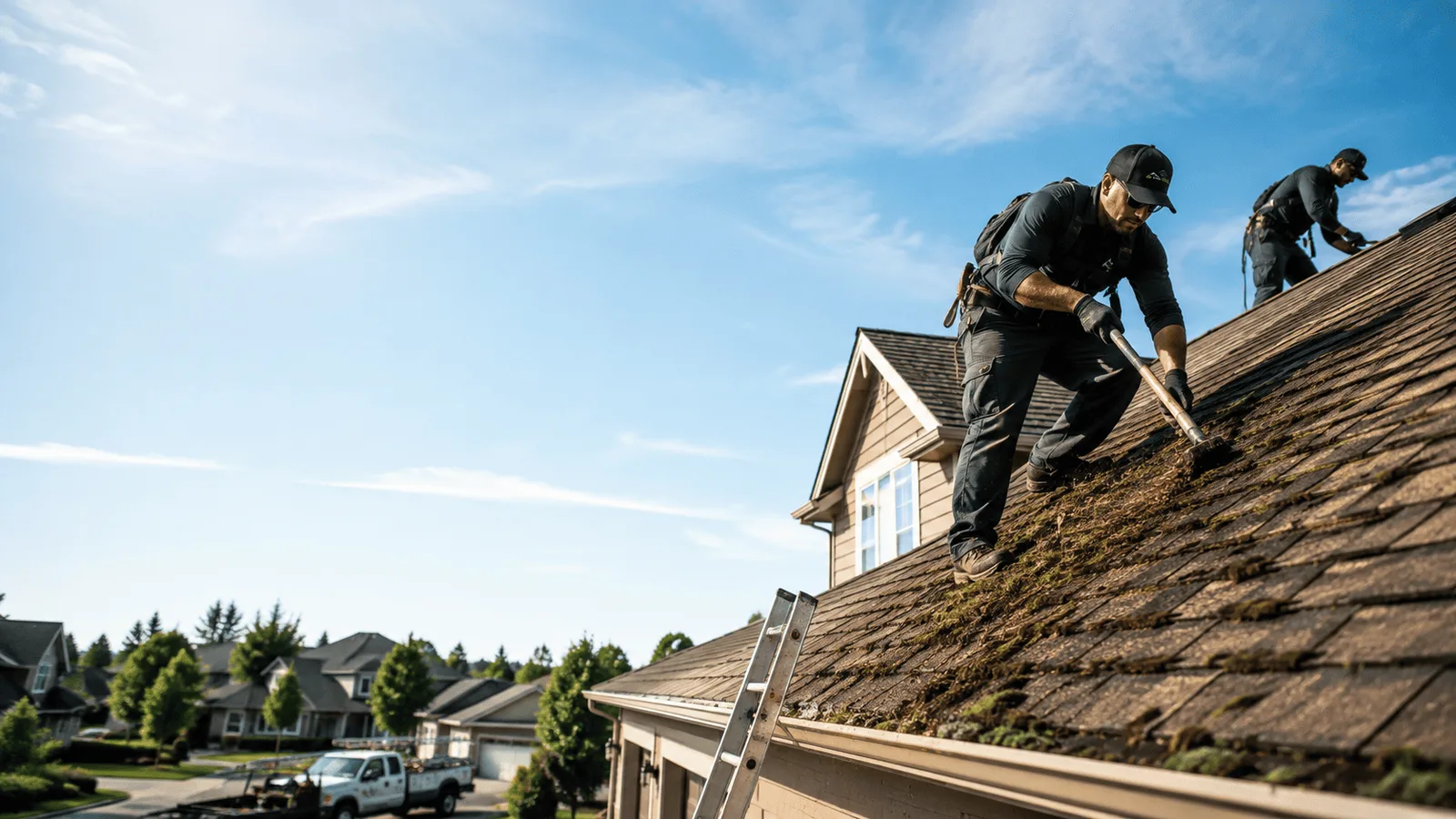 Roof Moss Removal in Lyons, TX near me